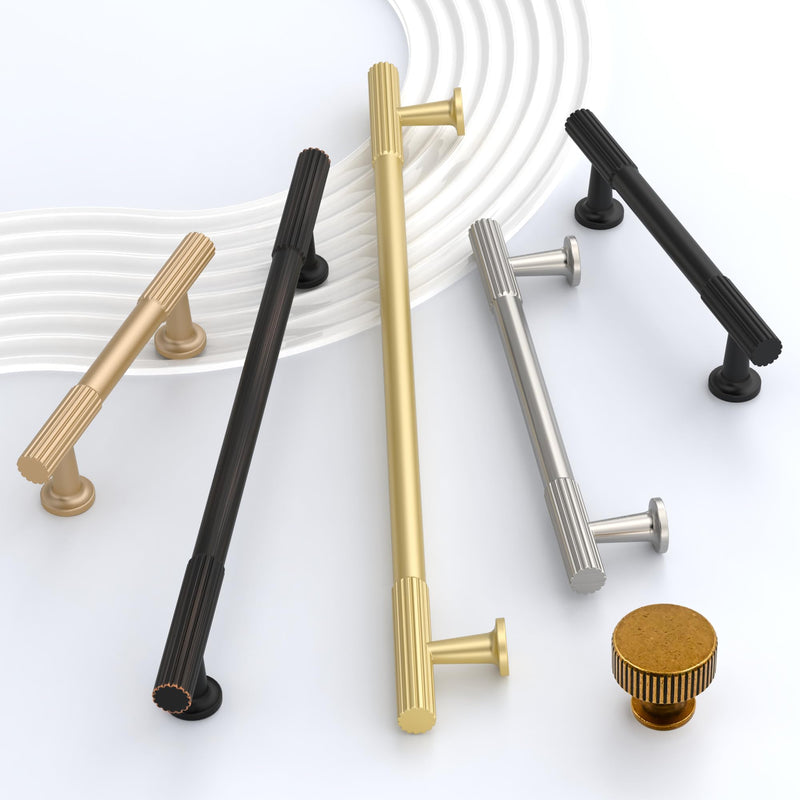 10 Pack 5 Inch(128mm) Kitchen Cabinet Handles Oil Rubbed Bronze Cabinet Pulls Kitchen Cabinet Hardware Drawer Pulls for Cupboard Wardrobe 5 Inch Hole Center