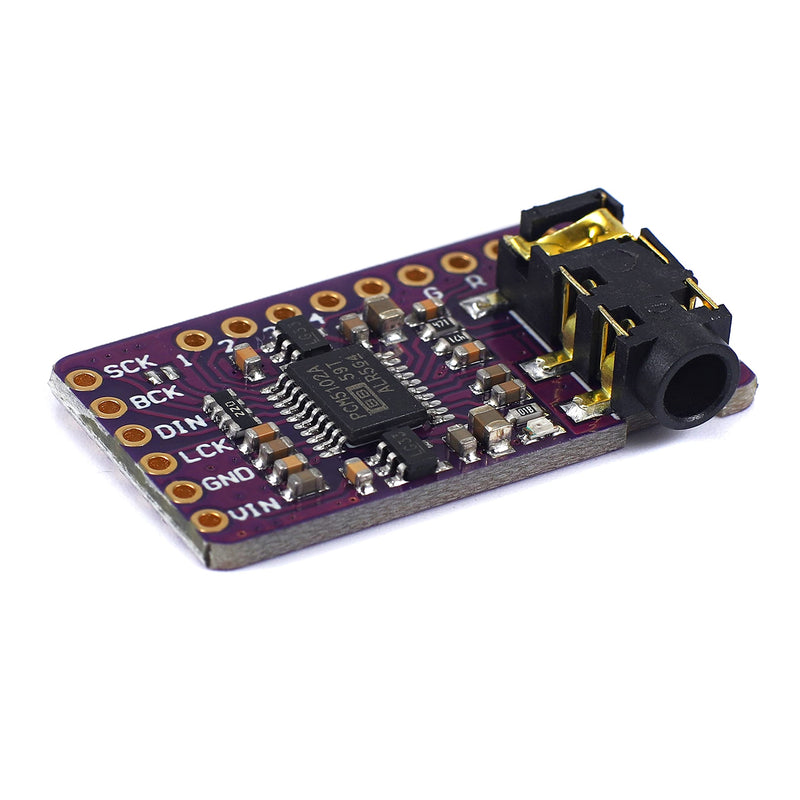 [Australia - AusPower] - PCM5102 PCM5102A AUX Stereo Digital Audio DAC Decoder Board Module Voice Module Player Module Digital-to-Analog Converter IIS I2S for Arduino Raspberry Pi (3PCS) 