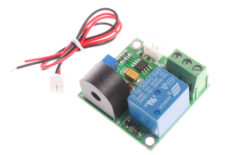 [Australia - AusPower] - NOYITO 0-5A AC Current Detection Sensor Module Switch Output (DC 12V, Green) DC 12V 