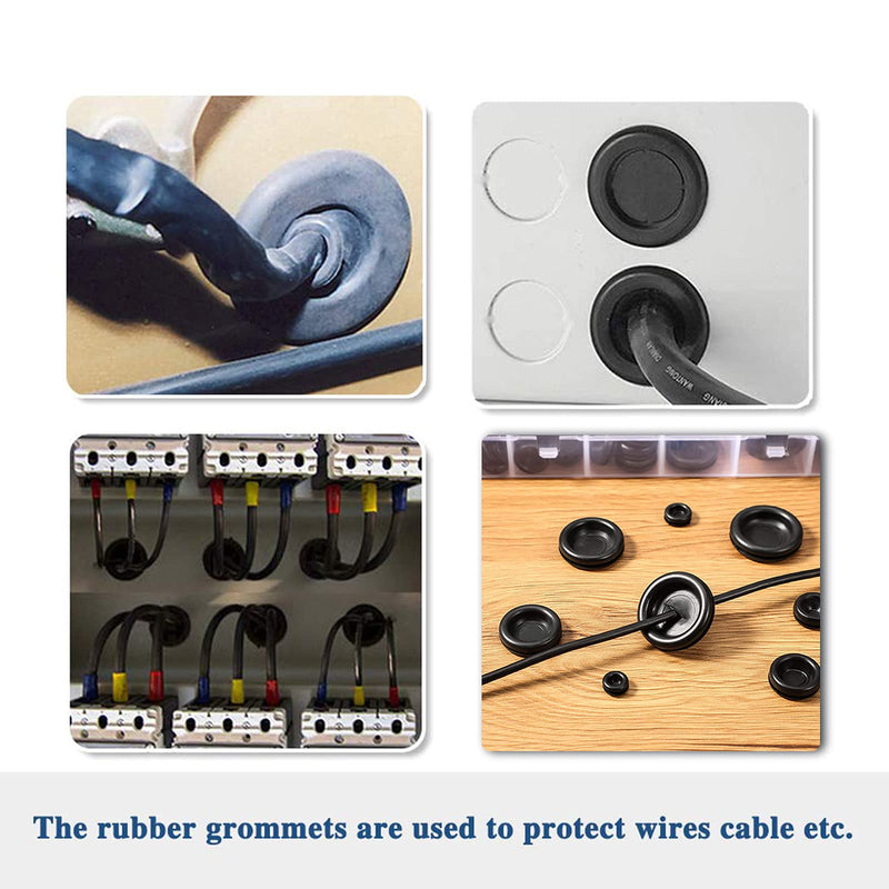 [Australia - AusPower] - BUSY-CORNER Rubber Grommet Assortment for Wire Electrical Appliance 