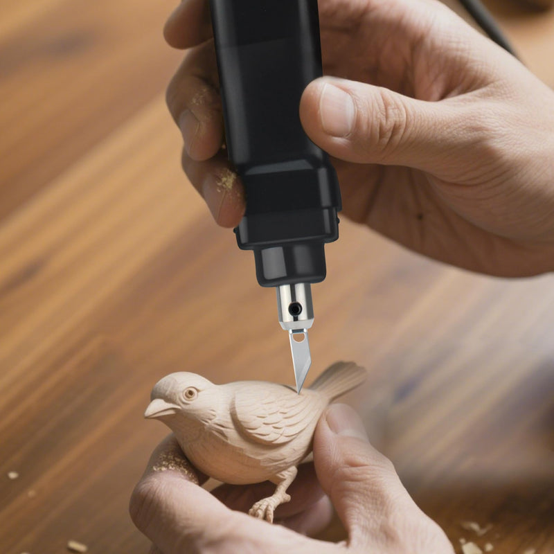 Handheld Ultrasonic Cutter RIMOVANS,Patented Non-Slip Grip,40 Replacement Blades,30W 40KHz High-Precision Ultrasonic Cutting Knife for Plastic, Resin, Carbon Fiber,3D Print Models & More