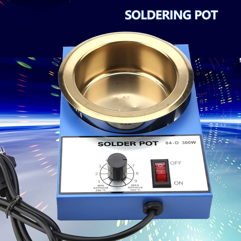 Soldering Pot, Energy Saving, Less Power Consumption, Soldering Pot, 100 mm, Soldering Pot for Industrial Hand Tools (300W) 300W