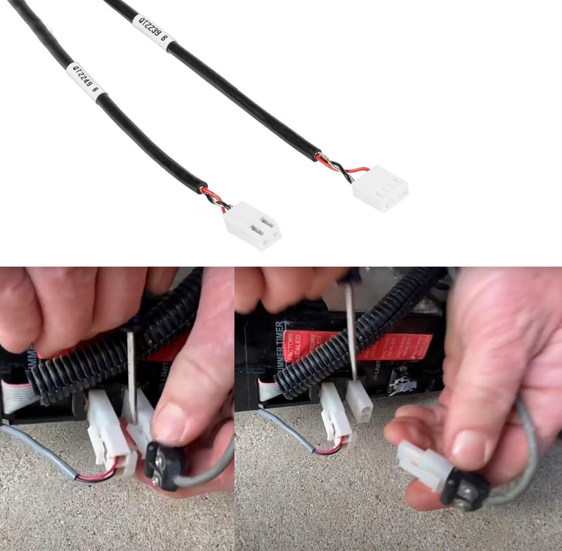 34-01395-K Sensor Kit 2 Pin High-Limit Thermistor Sensor and 4 Pin Control Thermistor Sensor with O-Rings Fit for Hot Spring, for Tiger River, for Limelight Spas 2002-Current Replaces 39204, 39205