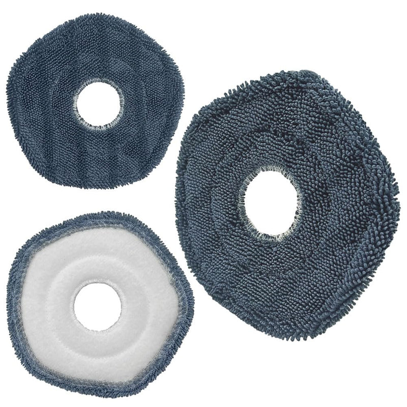 Replacement Parts for eufy X10 Pro Omni Robot Vacuum Cleaner Accessories Kit 24 Packs 2 Main Brush, 4 Filters, 6 Side Brushes, 6 Mop Cloths, 6 Dust Bags Style 02