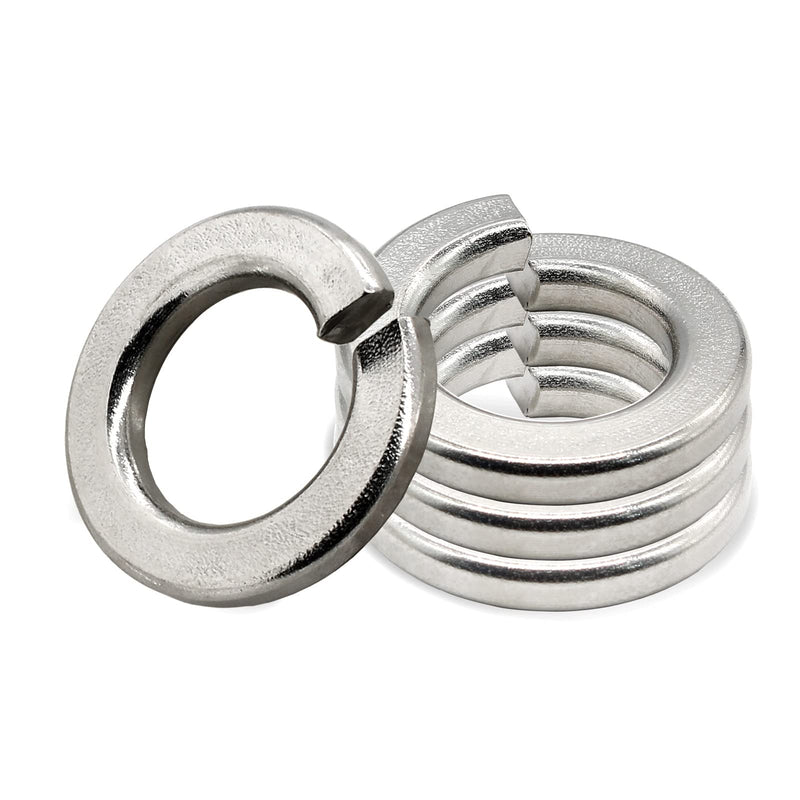 [Australia - AusPower] - 100 PCS Split Lock Washers 1/2 Inch Spring Washer 304 Stainless Steel Washer 