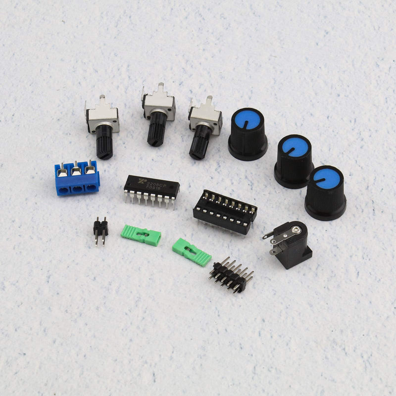 [Australia - AusPower] - XR2206 High Precision Function Signal Generator DIY Kit with User Manual Sine/Triangle/Square Wave Adjustable Frequency Amplitude 