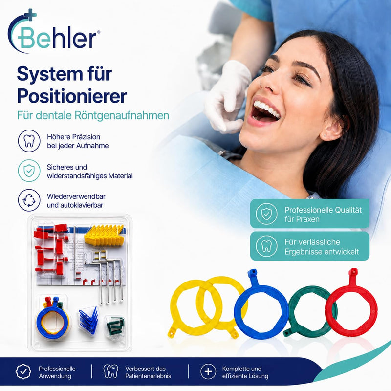 Complete Dental X-ray Positioning System FPS 3000 XCP Intraoral Type, Parallel X-Ray Rings - Intraoral Positioners - Dental Material - Dental X-ray Positioner