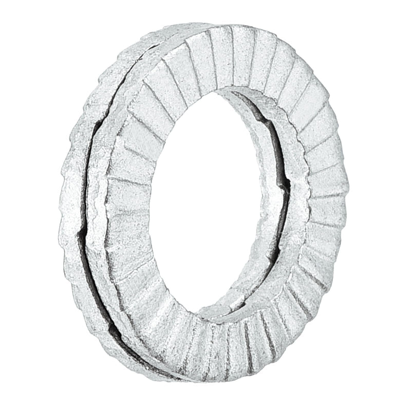 Uxcell Wedge Locking Washers for M8 Bolts, 50pcs Manganese Steel Vibration Resistant Safety Washers 50