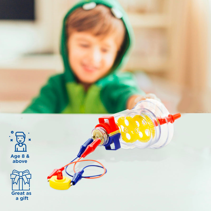 [Australia - AusPower] - Thames & Kosmos Motors & Generators Science Kit | 25 Guided STEM Experiment Lessons | 48 Page Color Student Guide | Grades 3-6 | Ages 8+ | Play & Learn | Parents' Choice Silver Award Winner 