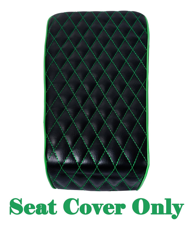 JMCHstore Green Seat Cover for Coleman ct100u 98cc ct100 100cc Motor ct100 3.0HP Mini Bike Trail Powersports Parts Green Stitch