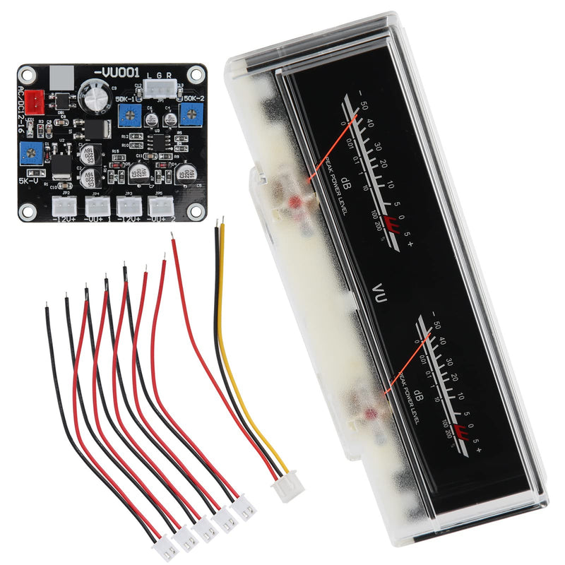 [Australia - AusPower] - VU Meter with DB Level Display, 6.1 inch, Backlight Driver Board for Audio Testing, DIY Home Car Amplifier 