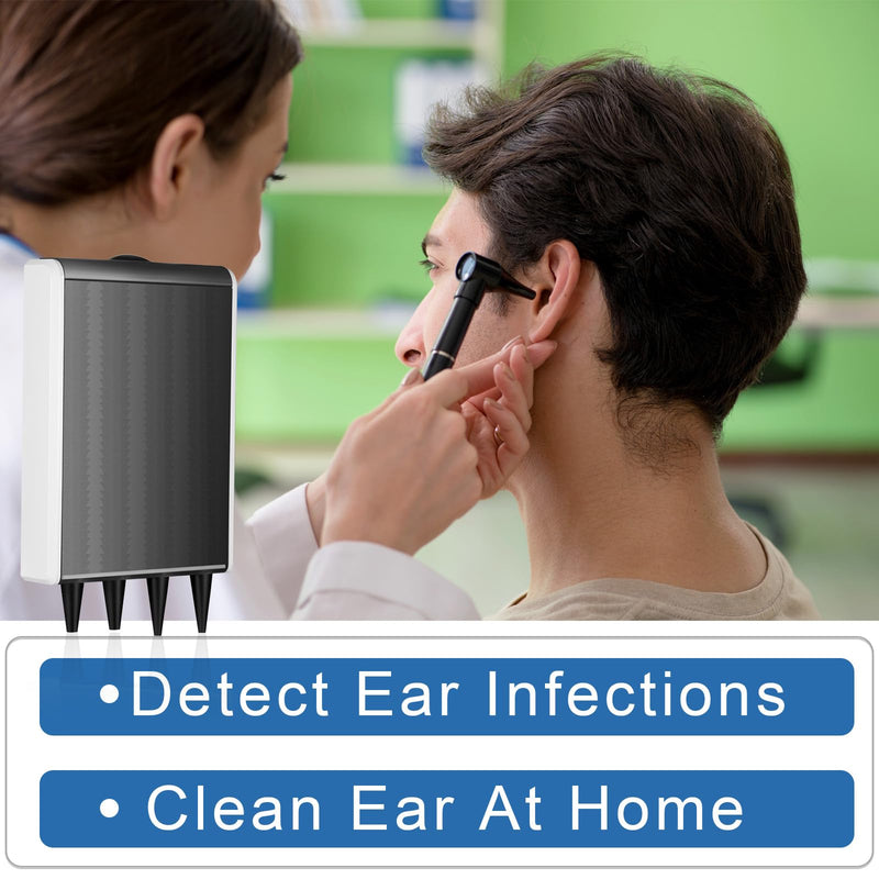 [Australia - AusPower] - Reusable Otoscope Specula Dispenser with 200 Pcs 2.75/4.25 mm Otoscope Tips Plastic Dispenser for Disposable Ear Specula 