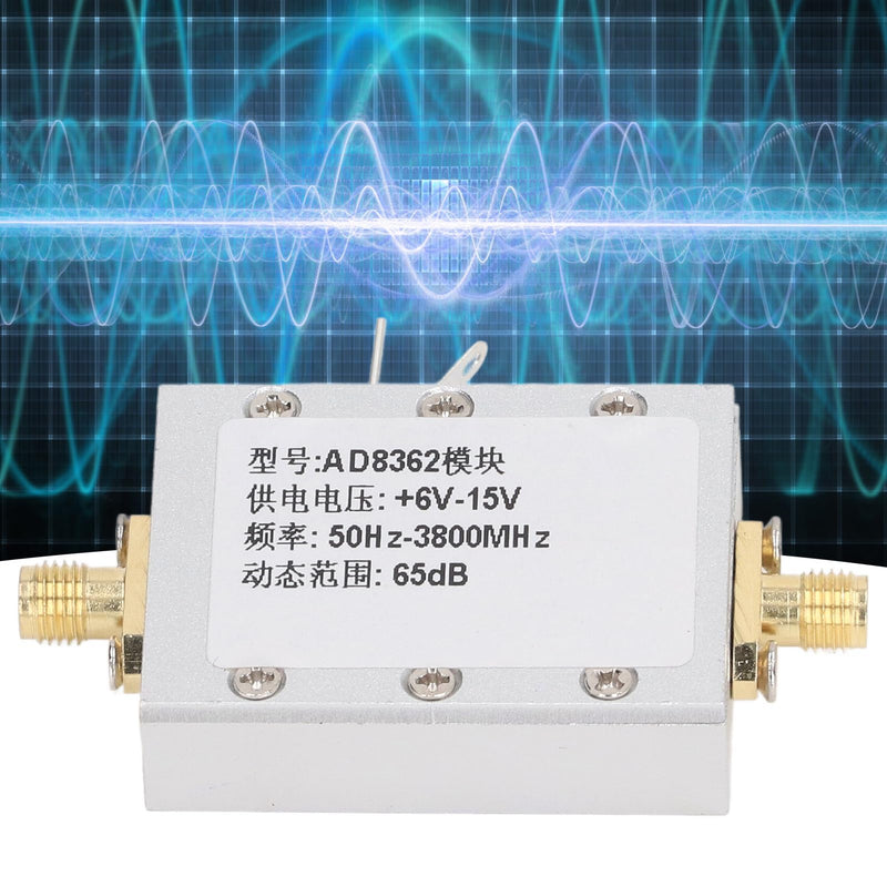 [Australia - AusPower] - AD8362 Digital RF Power Meter, Aluminum Alloy Frequency Detector, 75DBm to 16DBm RF Signal Power Meter for Broadband Power Detection 