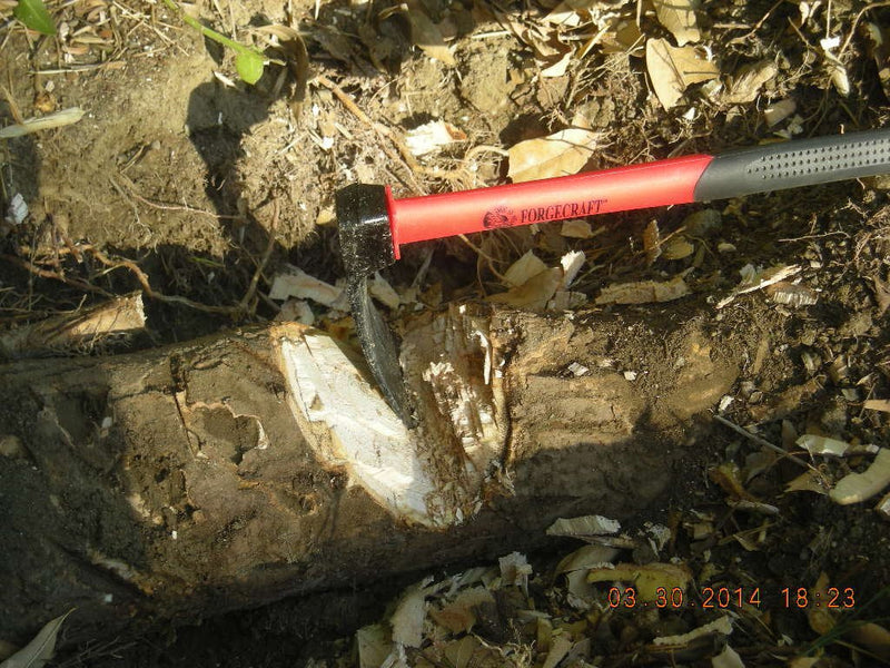 Forged Adze with Fiberglass Handle. Made In Taiwan!