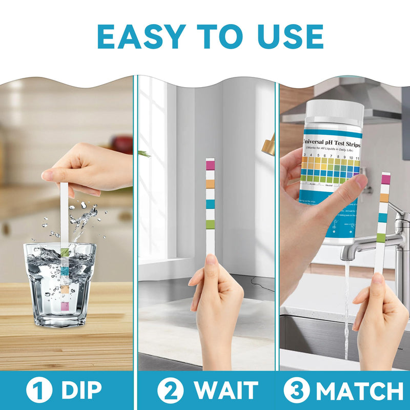 [Australia - AusPower] - 200pcs pH Test Strips (0-14 Range) – Universal Litmus Paper for Water, Pools, Kombucha, Food & Soap Making 