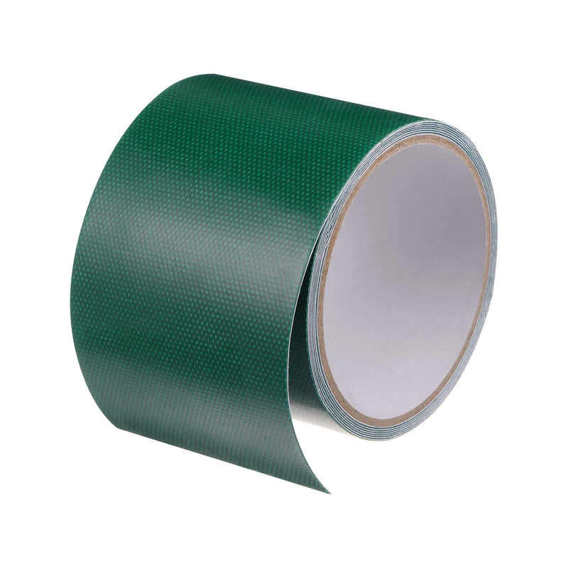 HARFINGTON Tarpaulin Repair Tape, 3.15" x6.6ft Universal Waterproof Awning Cloth Repair Tape for Crafts Home Improvement Outdoor Tent, Dark Green