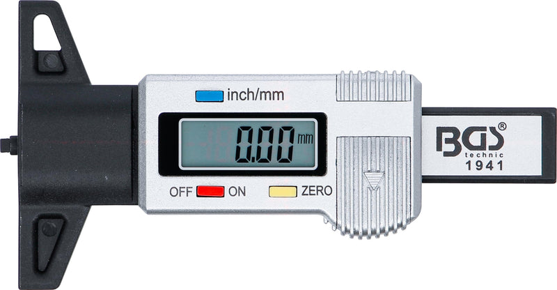 BGS Tyre Digital Vernier Caliper – 0 to 28 mm 1941 | Metric/inch switchable display | including battery