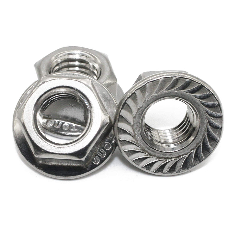 [Australia - AusPower] - (20 PCS) 3/8-16 Stainless Steel Serrated Flange Nuts,Flange Lock Nut,by Fullerkreg (20 PCS) 3/8-16 