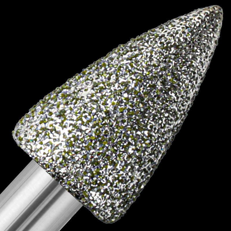 [Australia - AusPower] - 20Pcs 120-Grit Diamond Grinder Bit 1/8" Shank Compatible with Dremel Rotary Tool Attachment Accessories Grinding Burrs for Stone Glass Resin Porcelain Ceramic Quartz Glaze Steel Carve Engrave Polish 