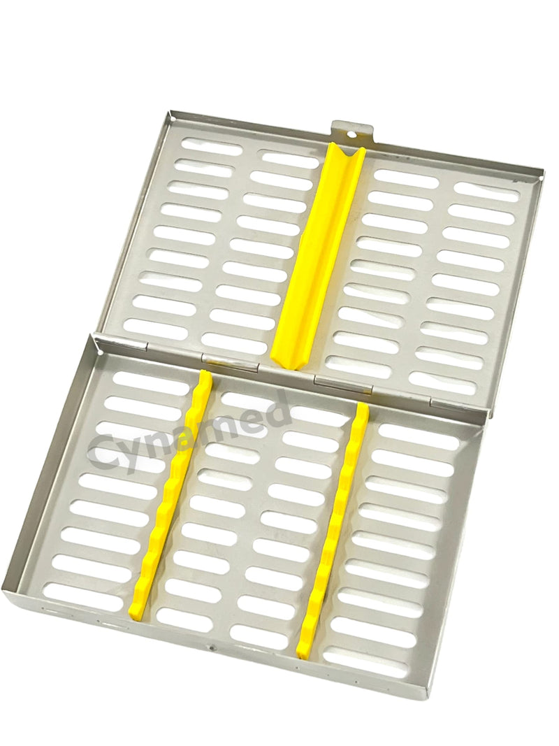 [Australia - AusPower] - Cynamed PREMIUM GERMAN DENTAL AUTOCLAVE STERILIZATION CASSETTES BOX RACK for 10 INSTRUMENTS BRANDED 
