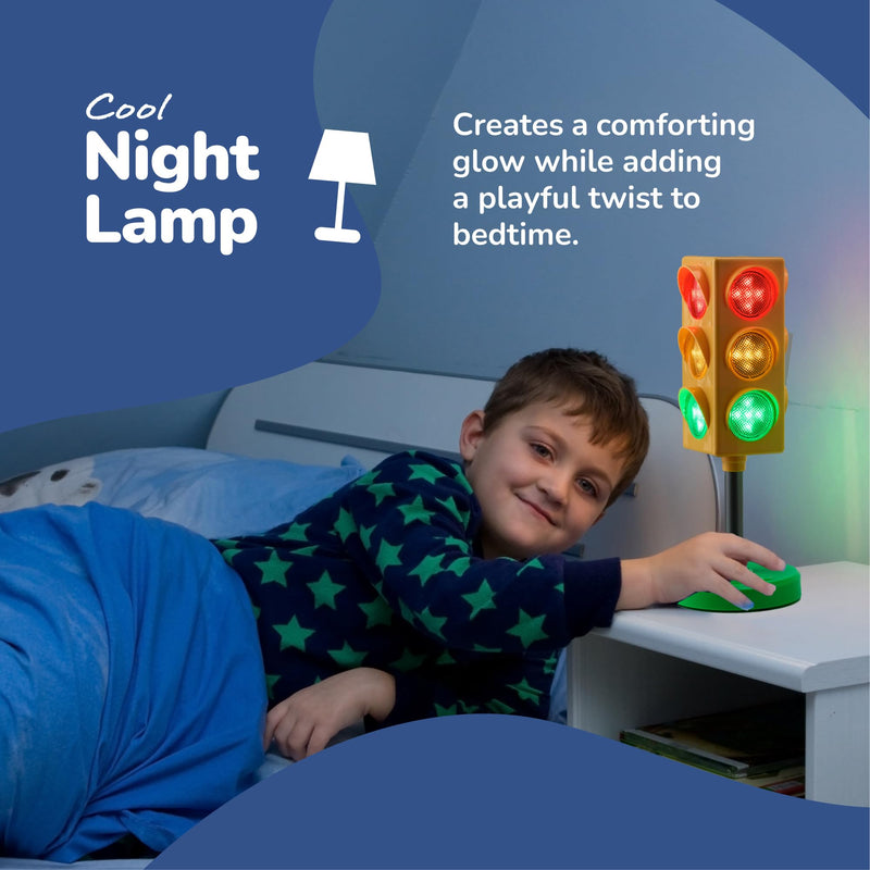 ArtCreativity Traffic Light - Teacher Classroom Must Haves Supplies, 8 Modes with Remote - Classroom Decor, Kindergarten Educational Lamp - Real Traffic Light Rotation Mode
