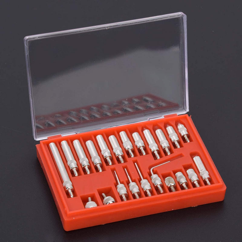 22-piece dial gauge, pointed tip dial gauge, indicator replacement measuring tip set, dial gauge with pointed tip, replacement display, measuring point tip with housing.