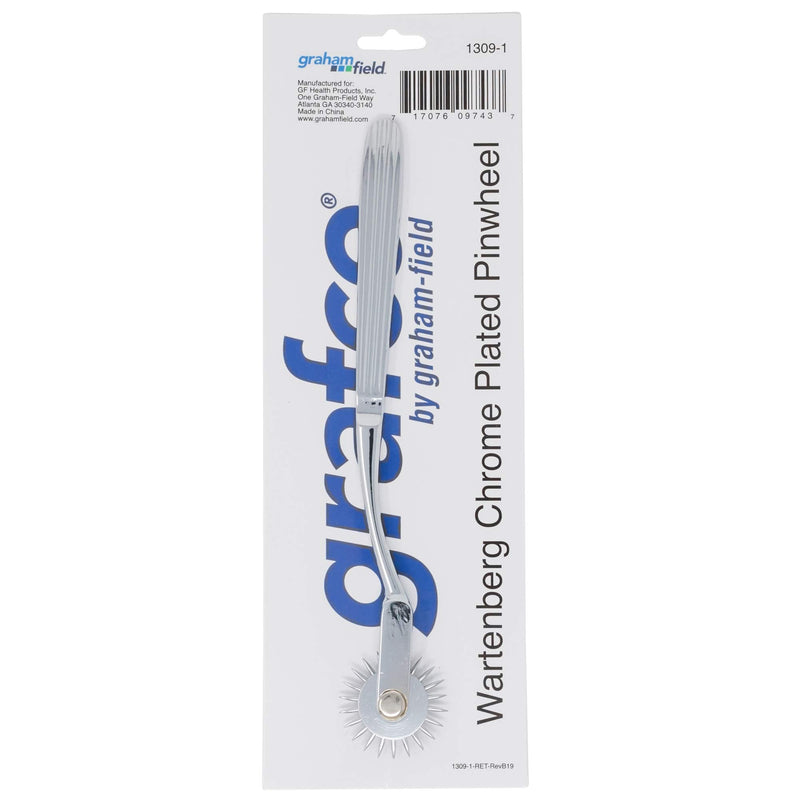 Graham-Field 1309-1 Grafco Wartenberg Pinwheel, Chrome-Plated, 7" Handle