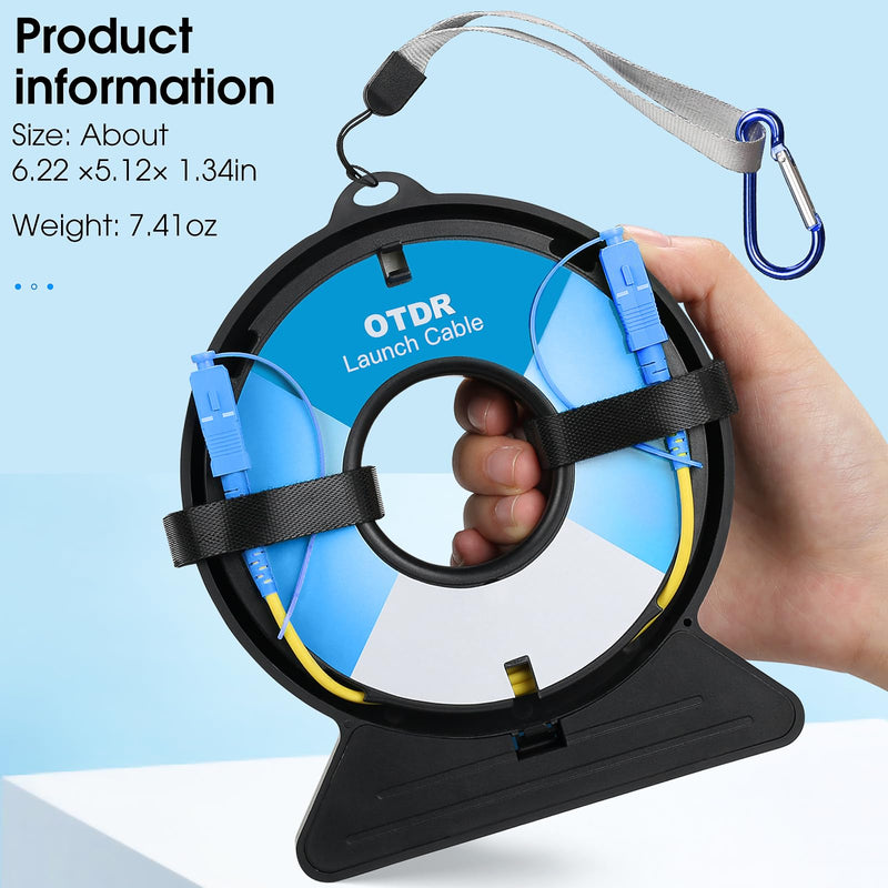 [Australia - AusPower] - OTDR Fiber Tester Extension Cord Dead Zone Eliminator SC/UPC-SC/UPC 1000M OTDR Launch Cable Box Single Mode Launch Cable Extension Cord Fiber Tester 