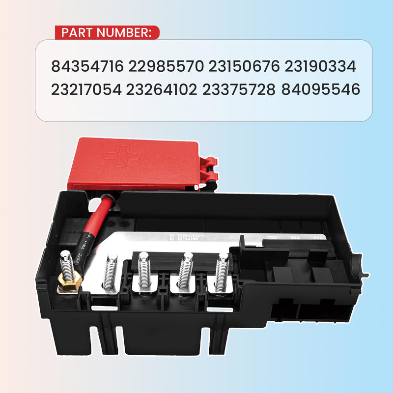 [Australia - AusPower] - Battery Distribution Fuse Block Compatible with Chevy Silverado, GMC Sierra 1500 2500 HD 3500 HD 2014-2016, for Chevy Suburban, Cadillac Escalade, GMC Yukon, Tahoe 2015-2020, Replaces 84354716 