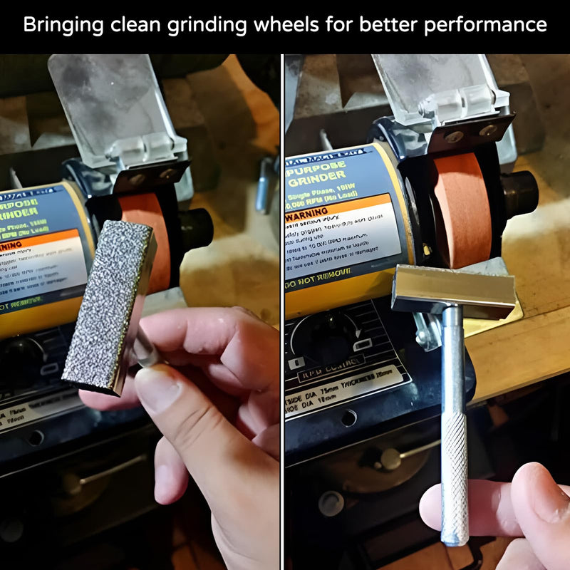 [Australia - AusPower] - 3-Piece Set Sanding Discs Dresser, Sharpening Stone Conditioner, Handmade, Non-Slip, 45.10 mm Grinding Head, Suitable for Dressing Stone, Sharpening Stone, Diamond Grinding Wheel 