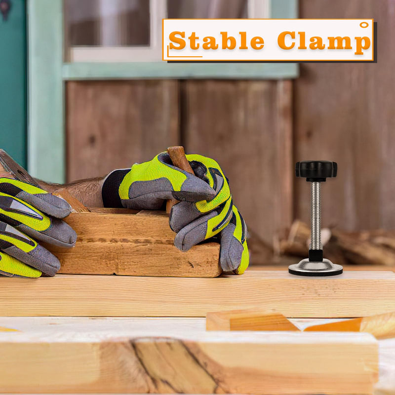 [Australia - AusPower] - 3 Inch C Clamp for Woodworking, Heavy Duty Steel C Clamps, Small C Clamps for Desktop Workpiece Fixing (4 Pcs) 