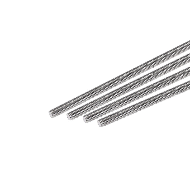 [Australia - AusPower] - uxcell 5Pcs M3 x 350mm Fully Threaded Rod 304 Stainless Steel Right Hand Threads 