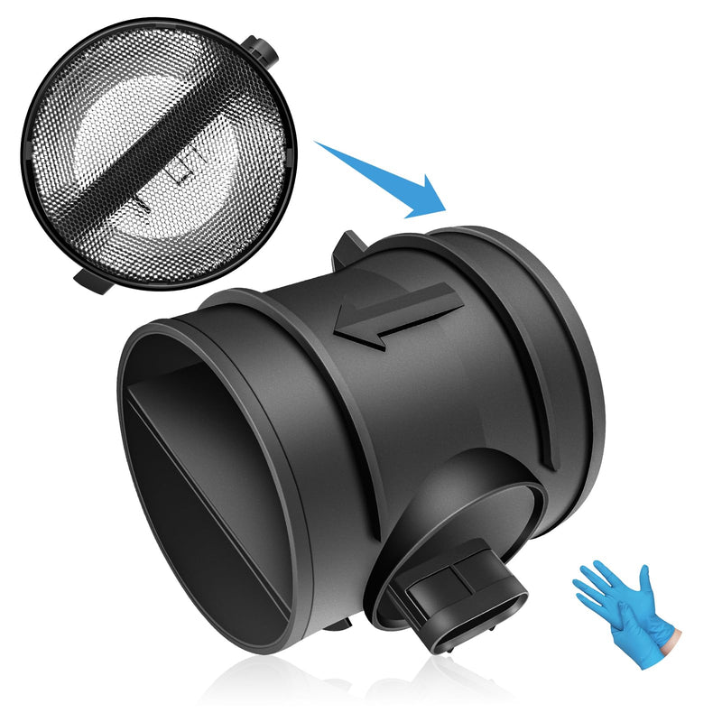 15900023 Mass Air Flow Sensor MAF Compatible with 2007-2009 Chevy Silverado 1500/2500/3500, GMC Sierra 1500/2500/3500, Avalanche/Suburban/Yukon & Cadillac Escalade - Replaces 2451149, MA198,7410146