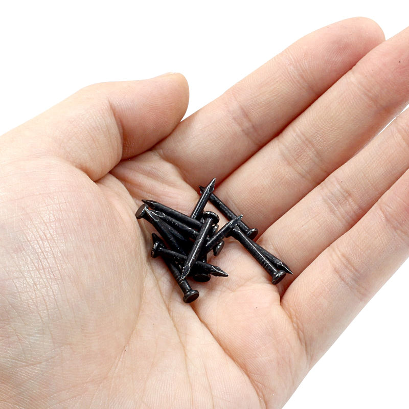 [Australia - AusPower] - 100pcs Hardware Nails 0.79 inch, Carbon Steel Point Tip Cement Nails Masonry Nails for Concrete Brick Woodworking Picture Hanging 0.79"/ 20mm 