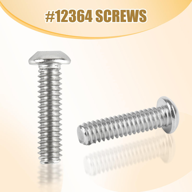 [Australia - AusPower] - Upgrade Cut-Off Flange Track Bearings Kit, 12334 Rollers, 12364 Screws, 10094 Lock Nuts, Replacement and Guaranteed Fit for Tapco Pro & Max - Durable Stainless Steel, Easy Installation (4) 4 