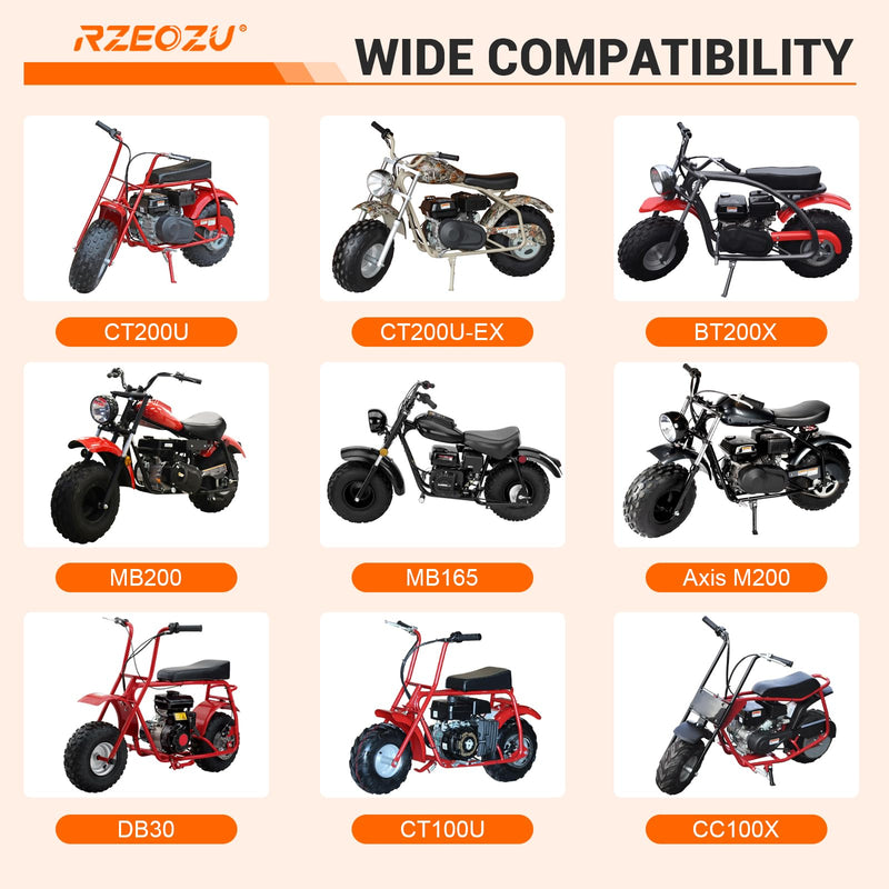 Mini Bike Clutch Cover Chain Guard Replacement for Predator 212 196cc 224cc 79cc Coleman CT200U CT200U-EX BT200X CT100U CC100X Massimo MB200 Baja Doodlebug DB30 GX160 GX200 Engine Kit Parts black