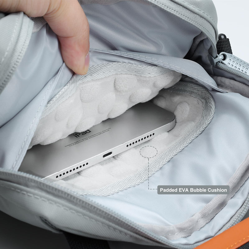 [Australia - AusPower] - 9-11 Inch Tablet Carrying Case Bag, Padded Travel Sleeve for iPad Pro 11 (2022-2018), iPad 10.9, iPad Air (5/4th Gen), Galaxy Tab S9/S8 (Gray) Gray 