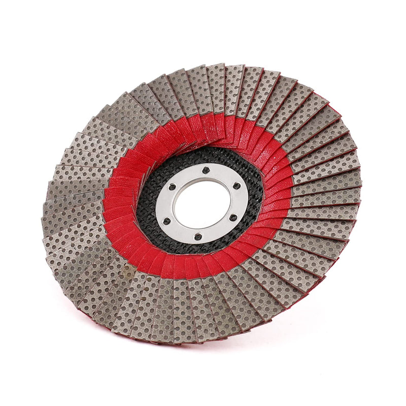 5 Inch 1 Piece 120 Grit Sanding Discs Flap Sanding Sanding Disc for Angle Grinder Diamond Sanding Pad 120 grit, 1 piece