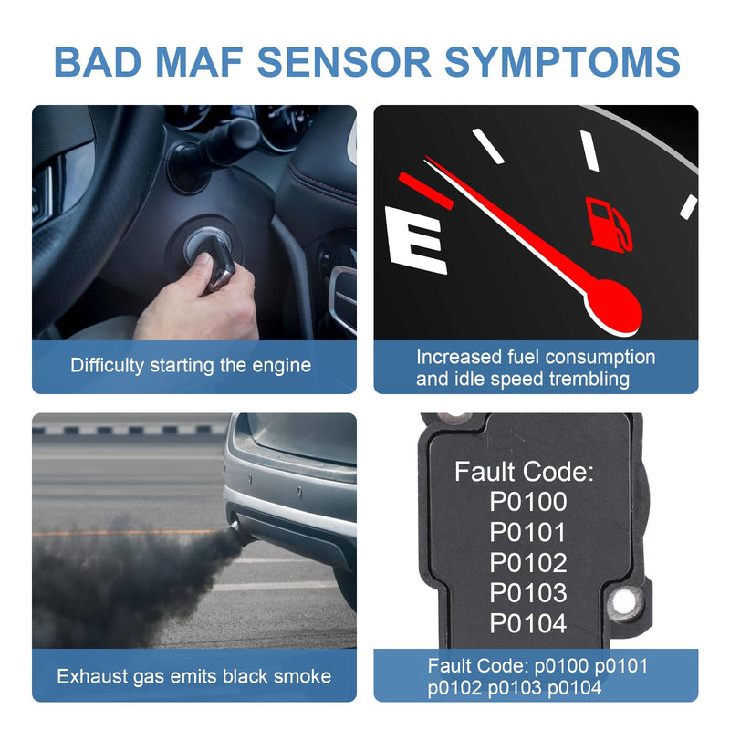 [Australia - AusPower] - 23256991 Mass Air Flow Sensor Replacement for Chevy Avalanche Silverado Suburban Tahoe Sierra Yukon XL 1500 2500 2009-2015, Replace 10393948 