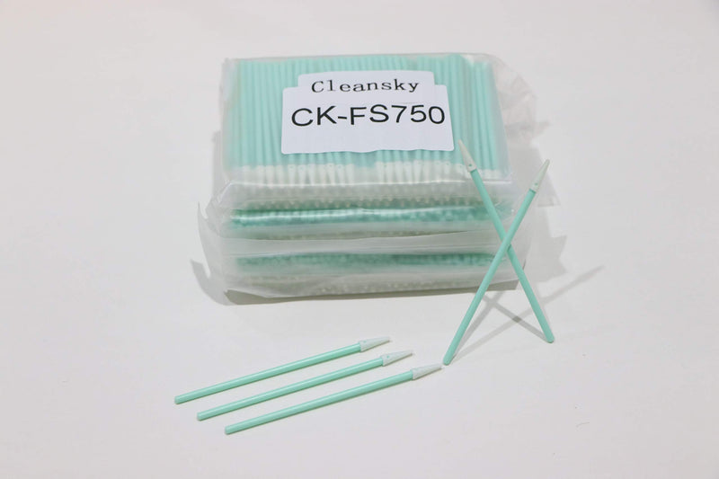 3.0" PCB Board Cleaning Swabs, Cleanroom Lint Free Pointed Foam Tip Swab for Camera, Optical Lens, Electronics, Detailing, Small Hole and Hard-to-Reach Area CK-FS750 (500) 500