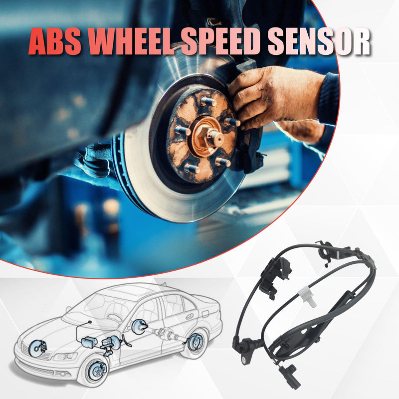 [Australia - AusPower] - ALS2539 Front Right ABS Wheel Speed Sensor Compatible with Highlander 2008-2018 2.7L L4 3.3L 3.5L V6 RX350 RX450h 2010-2015 3.5L V6 