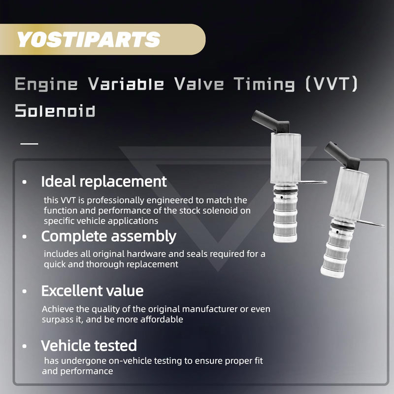 Engine Variable Valve Timing solenoid VVT Compatible with 16-22 Encore 16-19 Cruze 18-24 Equinox 16-18 Malibu 16-22 Spark 21-22 Trax 16-19 Volt 18-24 Terrain 12671373 12701385 916-520 2T1309 1.4L 1.5L