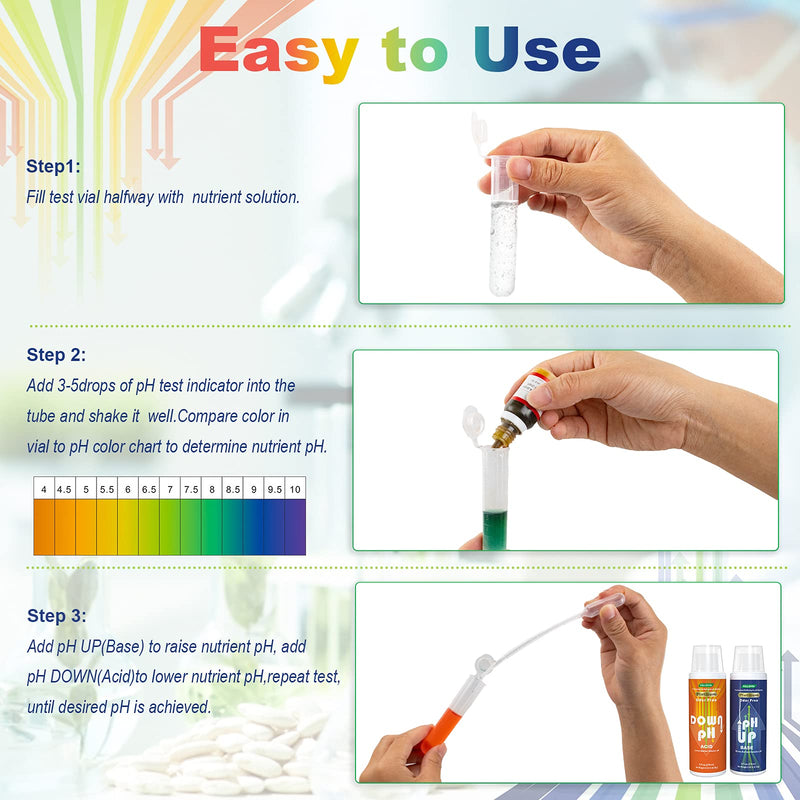 [Australia - AusPower] - FOLLOWIN pH Up and Down Control Kit (9oz+9oz), Hydroponics pH Tester Calibration Adjuster Buffer Solution Combo for Soil Gardening Plants Pool A Balanced Nutrient 