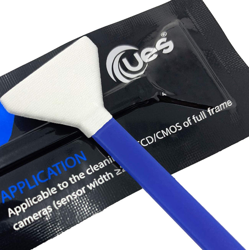 [Australia - AusPower] - UES DSLR Camera Sensor and Lens Cleaning Travel Kit: Full-Frame Sensor Cleaning Swab, Cleaner, Air Blower, Microfiber Cloth, Lens Cleaning Pen, Lens Paper Full-Frame Cleaning Kit 