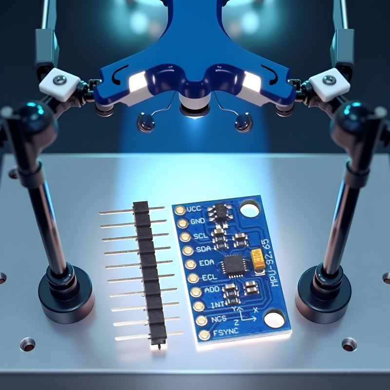 [Australia - AusPower] - 1Pc Blue IIC I2C SPI MPU6500 MPU-6500 6-Axis Gyroscope Accelerometer Sensor Module Replace MPU6050 with Pins GY-6500,Acceleration Sensors Industrial and Scientific 