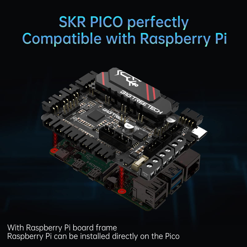 [Australia - AusPower] - BIGTREETECH SKR PICO V1.0 Control Board Mini Controller Board with TMC2209 UART Stepper Motor and Raspberry Pi Online Printing for Voron V0 V0.1 3D Printer Motherboard 