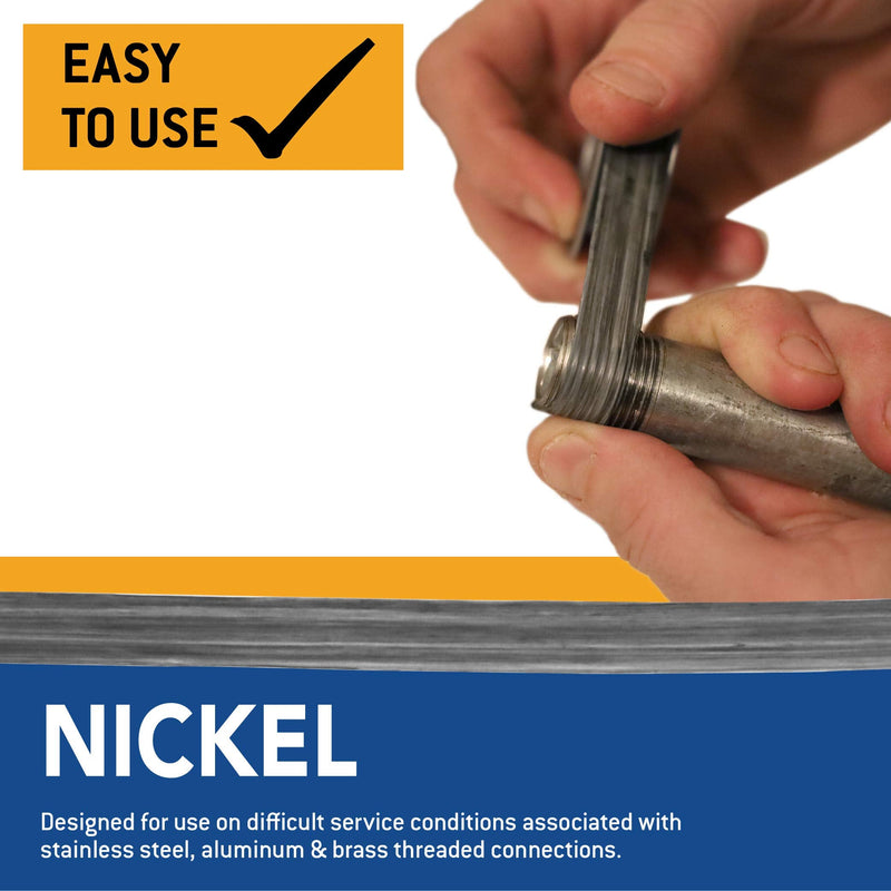 [Australia - AusPower] - Gasoila - SA26 Nickel PTFE High Density Thred Tape Roll, -450 to 550 Degree F Performance Temperature, For Stainless Steel, 4.3 mil Thick, 260" Length, 1/2" Width 260" (21.6 feet) Length 