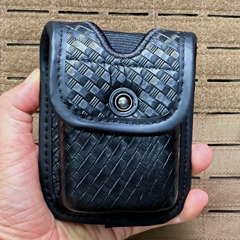 ROCOTACTICAL Basketweave Pager/Glove Pouch, Molded Latex Glove Pouch for Duty Belt