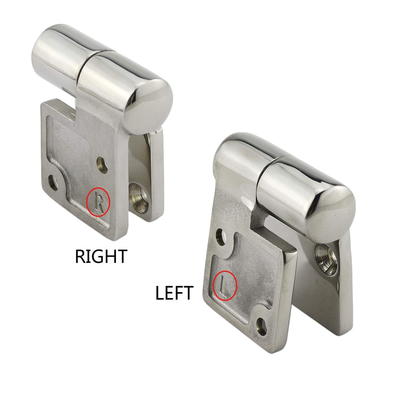 [Australia - AusPower] - NRC&XRC Pair of Stainless Steel 316 Heavy Duty Marine Grade 3.5" x 1.5"Left & Right Lift-Off/Take-Apart Hinge Hinge Cast Hinge W/Screws 