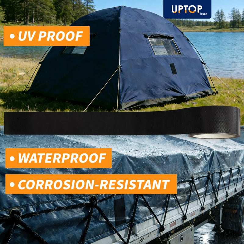 UPTOP Duct Tape 6Inch×20FT Ideal for Camping, RV, Marine Home Repair,Bonds to Metal, Plastic, Wood, Canvas, Vinyl, Nylon, Leather 6Inch × 20FT